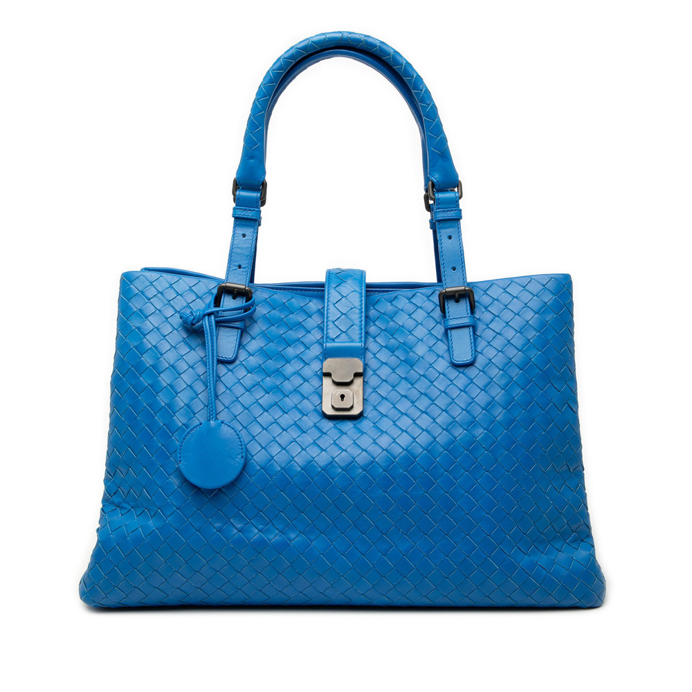 Pre-Loved Bottega Veneta Medium Nappa Intrecciato Roma Tote